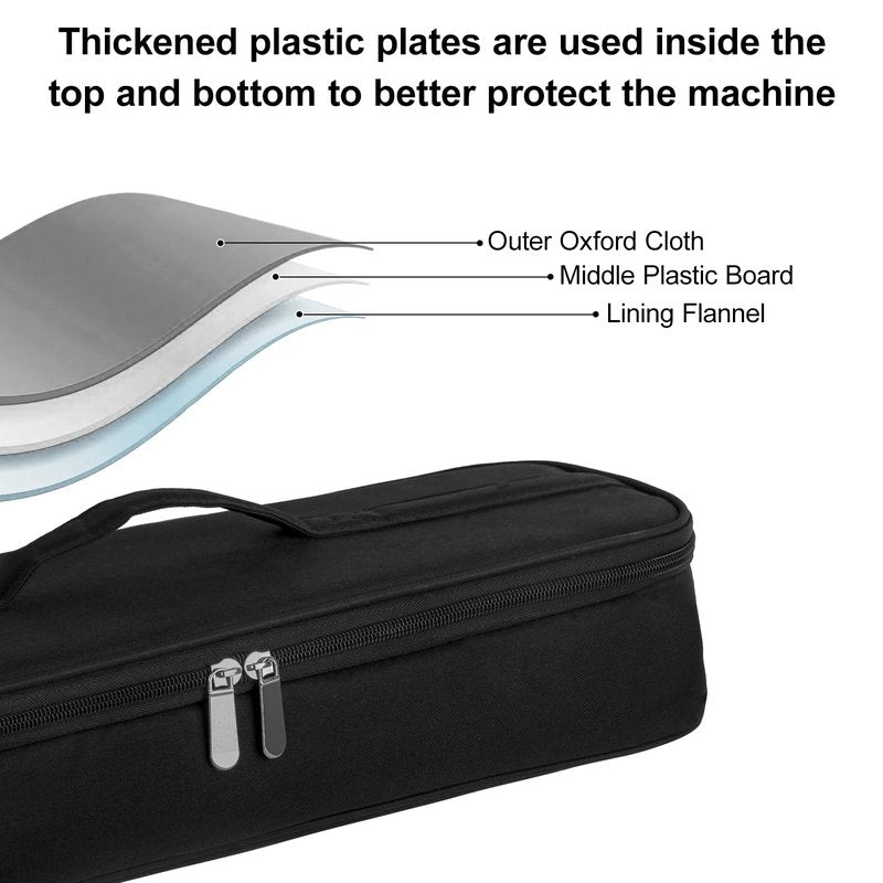 GENCAM Carrying Case Compatible with Dyson Airstrait Straightener, Travel Case for Airstraight, Portable Storage Case for Airstrait/Corrale Hair Straightener (Black)