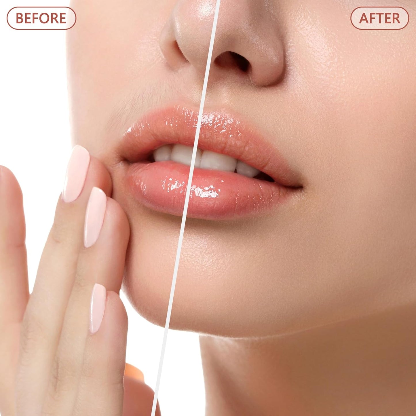 Facial Hair Remover for Women - Painless Electric Face Shaver with Light | Rose Gold Design