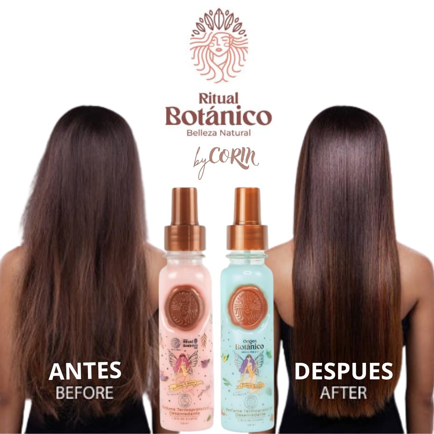 Hair Perfume | Leave-In Conditioner Spray with Frizz Control & UV Protection - 120ML Floral & Fruity Scent