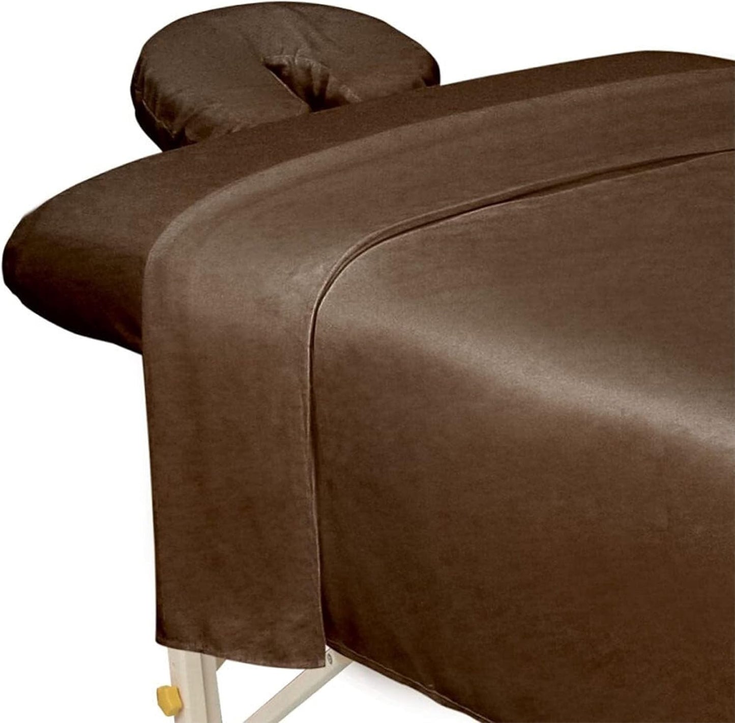 Premium Microfiber Massage Sheet Set - Ultra-Light, Stain & Wrinkle-Resistant | Black 3-Piece Set