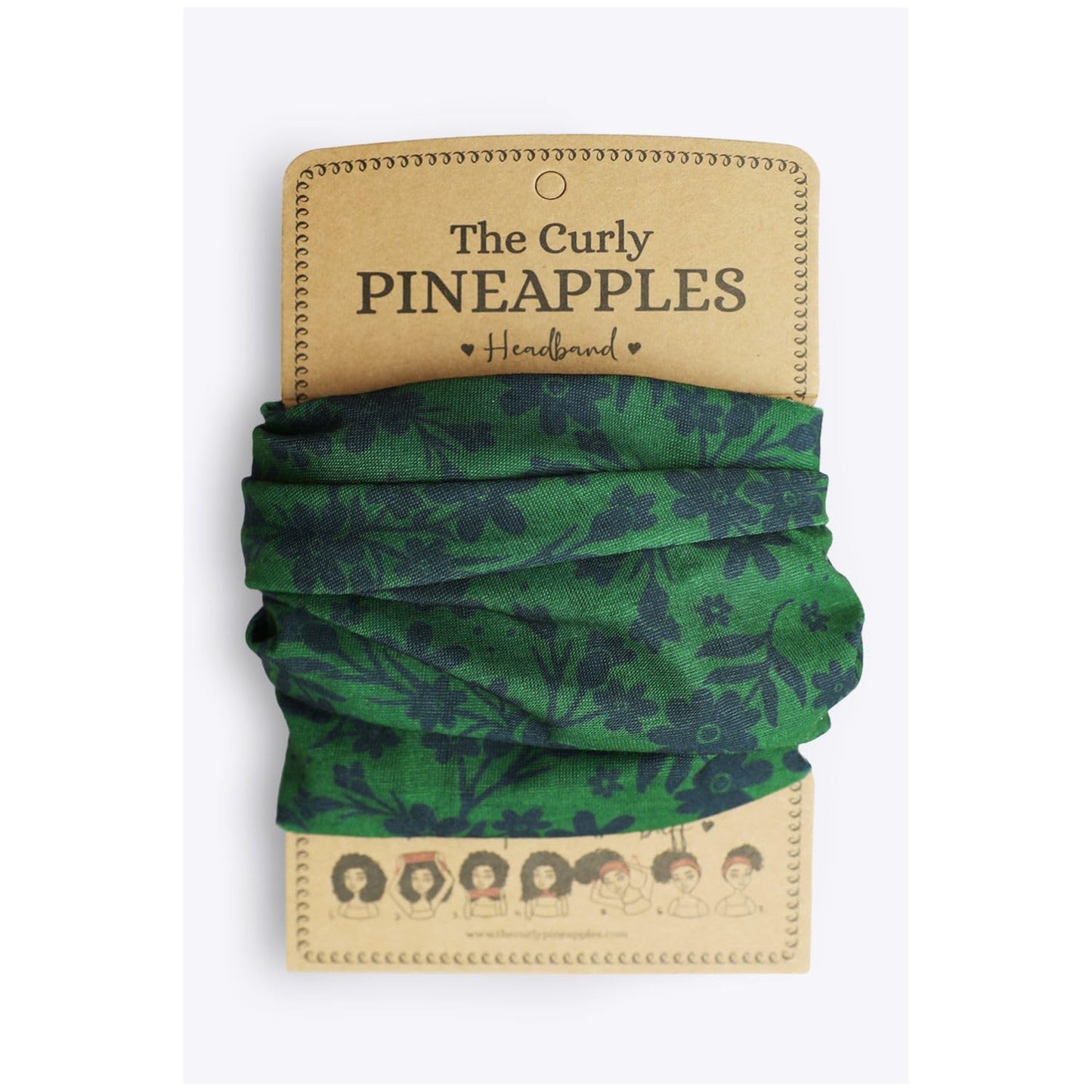 Curly Hair Headbands for Women - Stretchy Non-Slip Wide Yoga Bands | Chocolate Brown, Adult Size