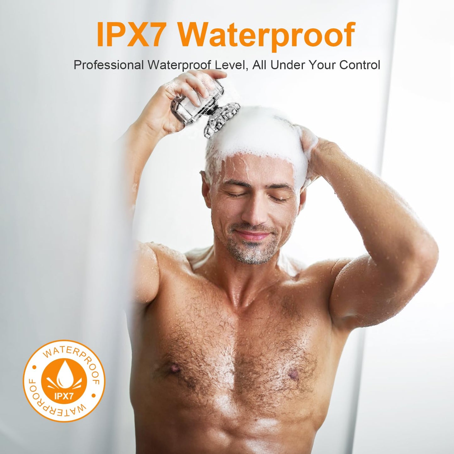 Head Shaver for Bald Men,2024 Upgrade 8-in-1 Men’s Electric Shaver Bald Head Shaver for Men,Electric Razor for Bald Men IPX7 Waterproof Rotary Shaver Grooming Kit with LED Display