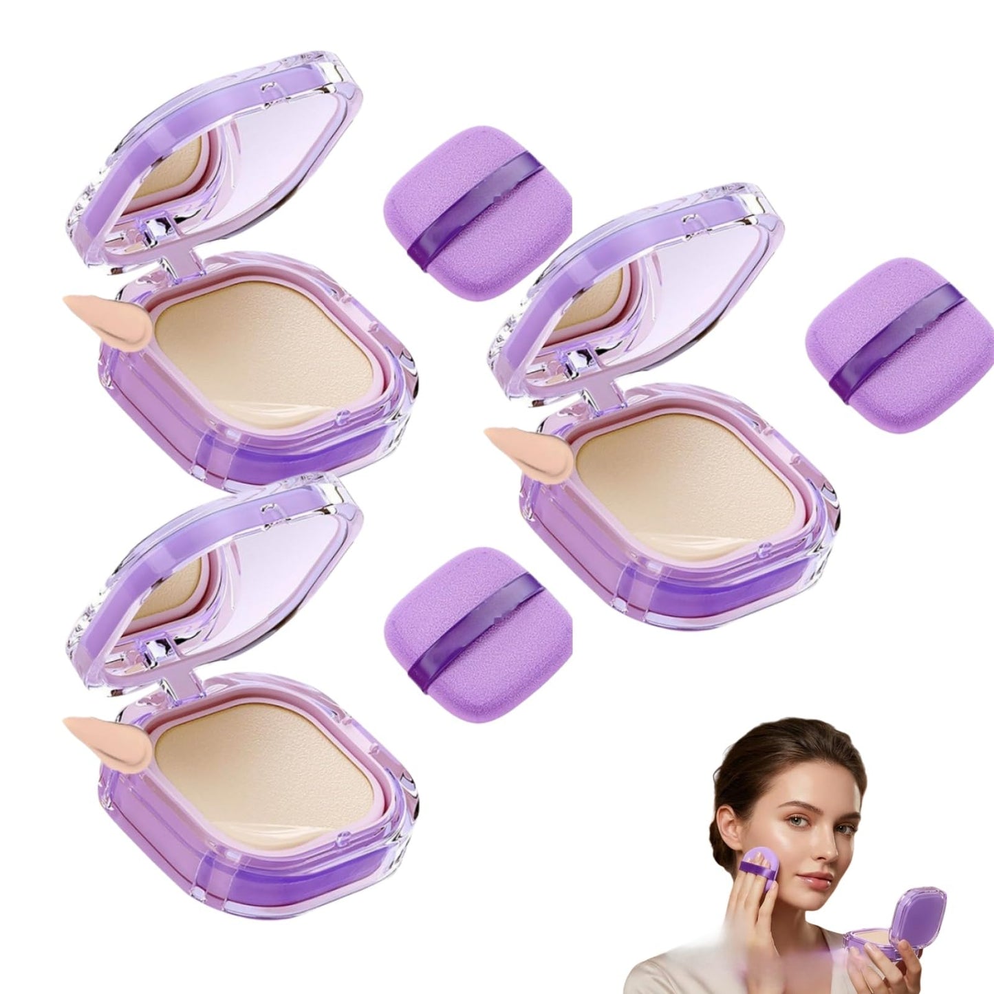 Minimell 2026 New 24h Long-Lasting Waterproof Matte Finish, Full Coverage Creamy Foundation, High-Coverage Formula Creates a Flawless Base; All Skin Types.
