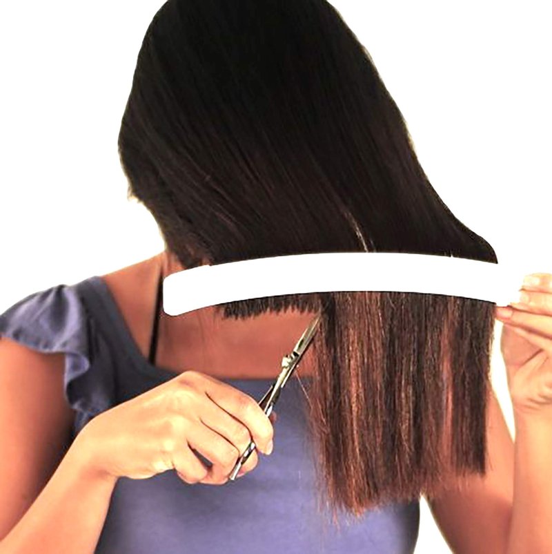 Original CreaClip Deluxe Package Hair Cutting Tools - As seen on Shark Tank - CreaClip Set & Scissors and Instruct. DVD Professional Home Haircutting Guide, Home Hair Cutting Clips for Bangs, Layers