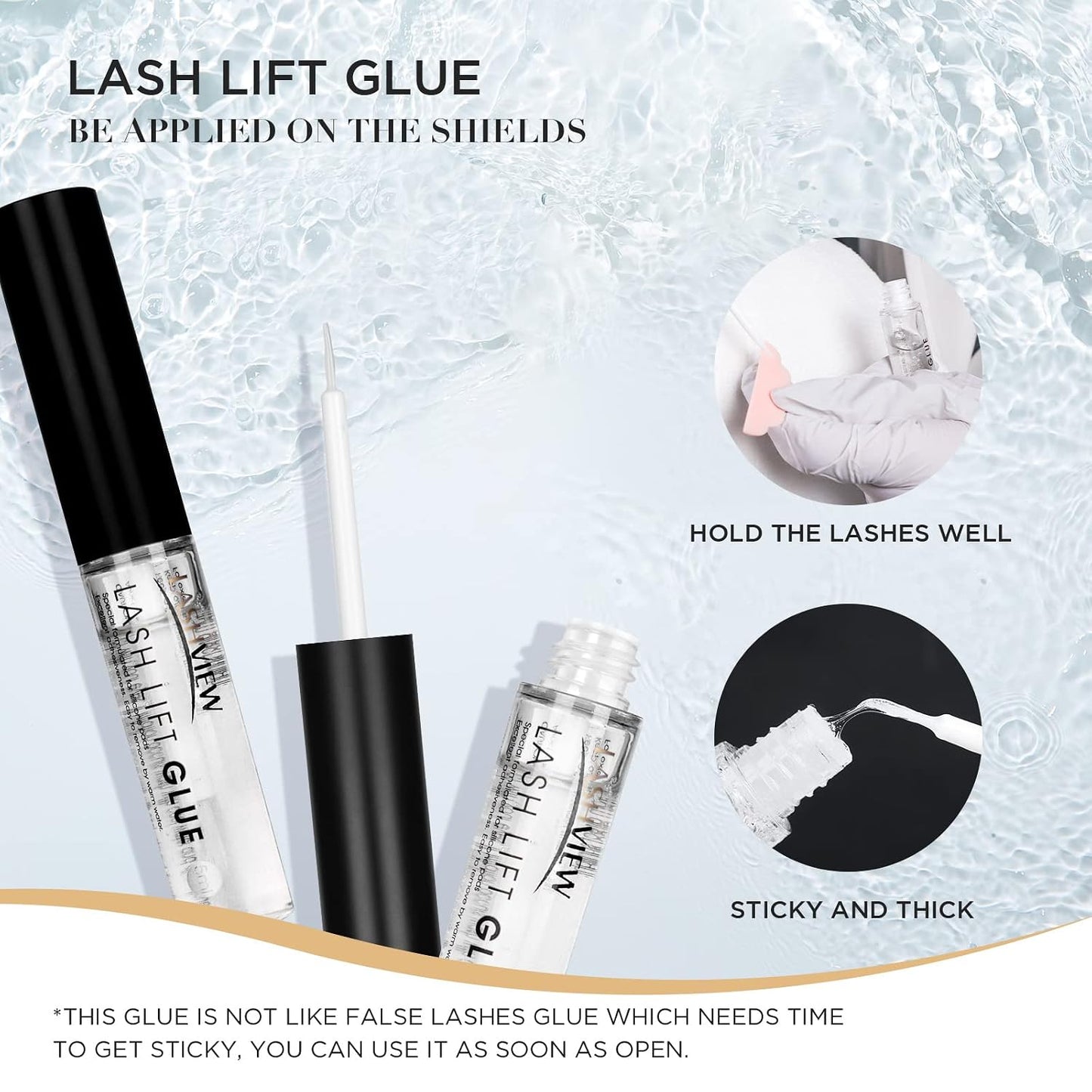 Lashview Lash Lift Kit - Professional Semi-Permanent Eyelash Curling Set | 5 Applications