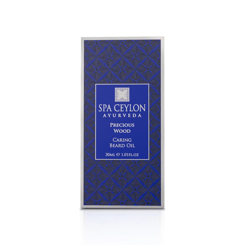 SPA CEYLON Precious Wood Caring Beard Oil | Beard Moisturize & Conditioner | Non-greasy men's beard care | 30ml