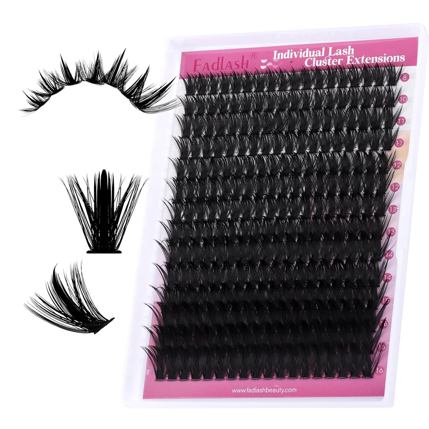 FADLASH 3 in 1 Lash Bond & Seal Remover Set - Gentle Formula for Cluster Lashes | 72-Hour Hold