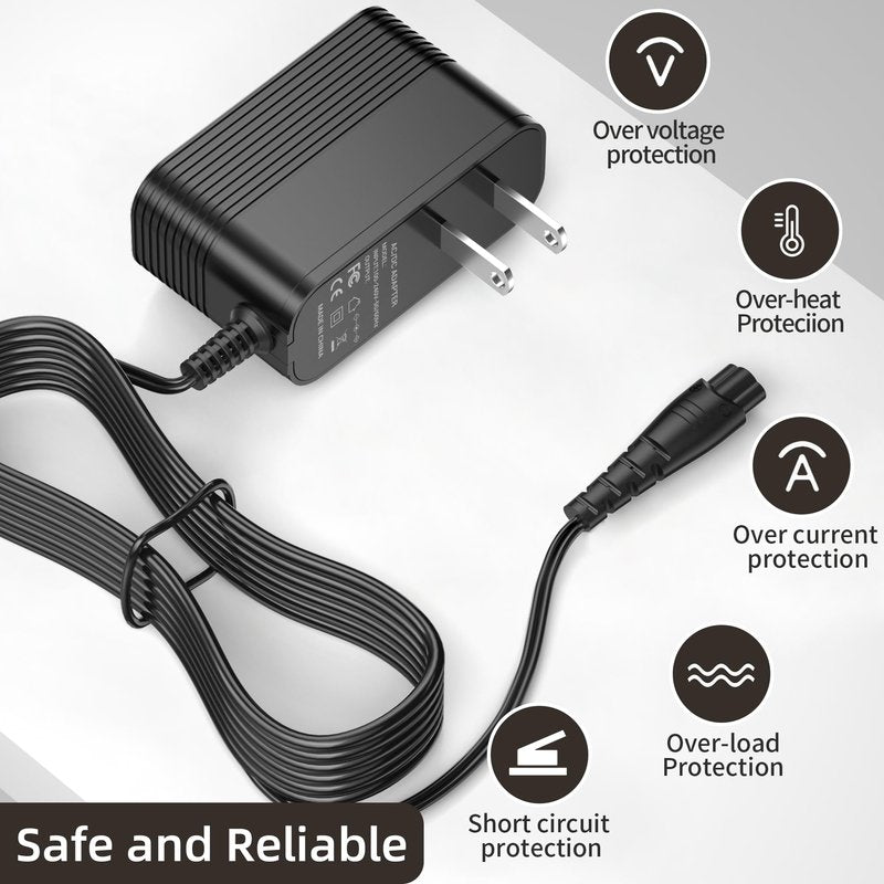 Charger for Remington Electric Shaver WDF5030A Compatible Models WDF5030A WDF4821 WDF4825 - Replacement Power Adapter for Women‘s Shavers & Bikini Trimmers