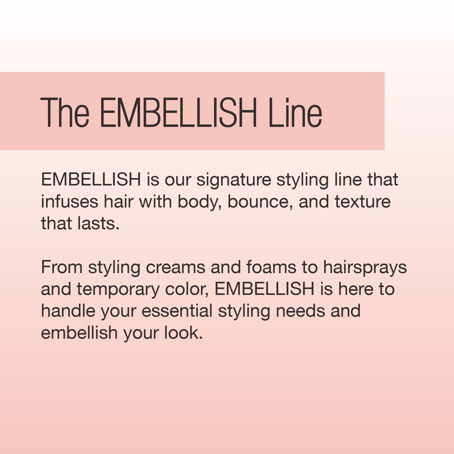Calista EMBELLISH Texturizing Foam, Volumizing Mousse for Curl Definition, Body & Frizz Control, Creates Touchable Hold & Enhances Natural Texture, Vitamin Infused Lightweight Styling Foam, 7 oz