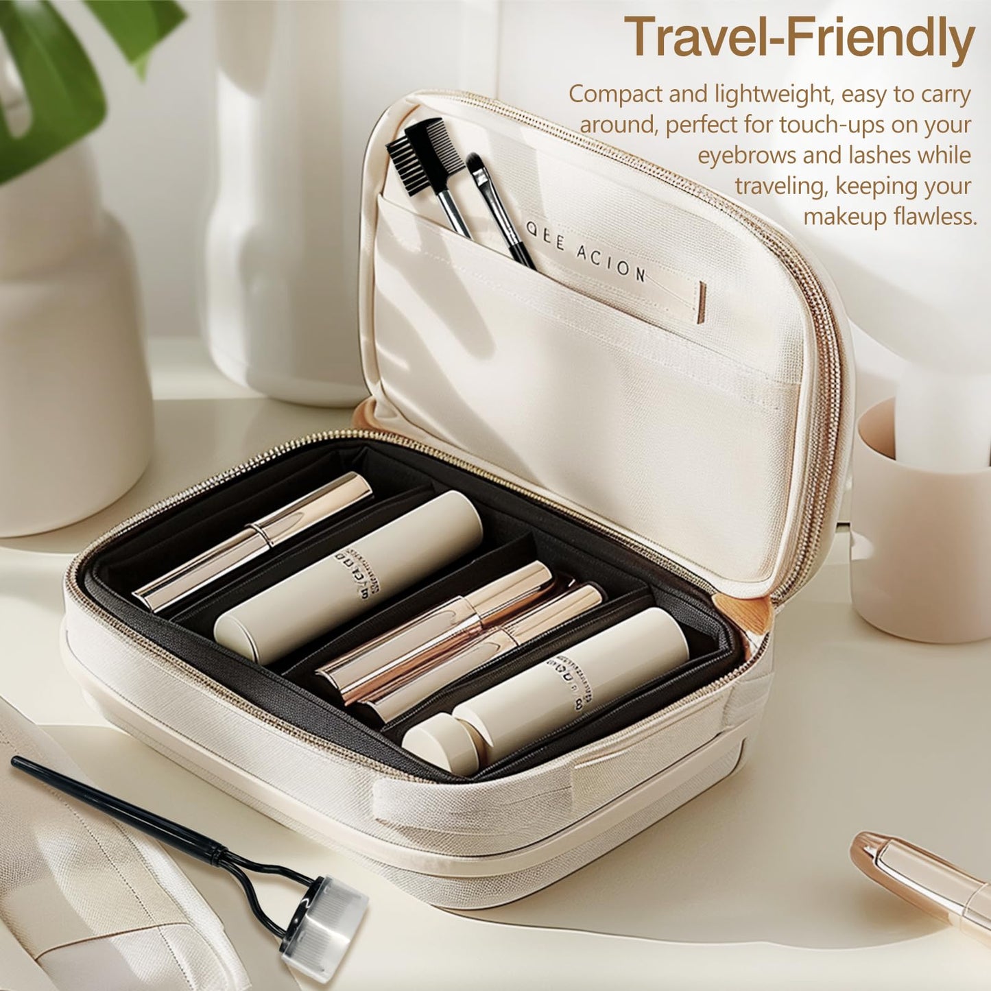 Eyebrow and Eyelash Tool Set of 3 - Lash Separator, Lash Spoolie, Brow Comb - Professional Eye Makeup Kit