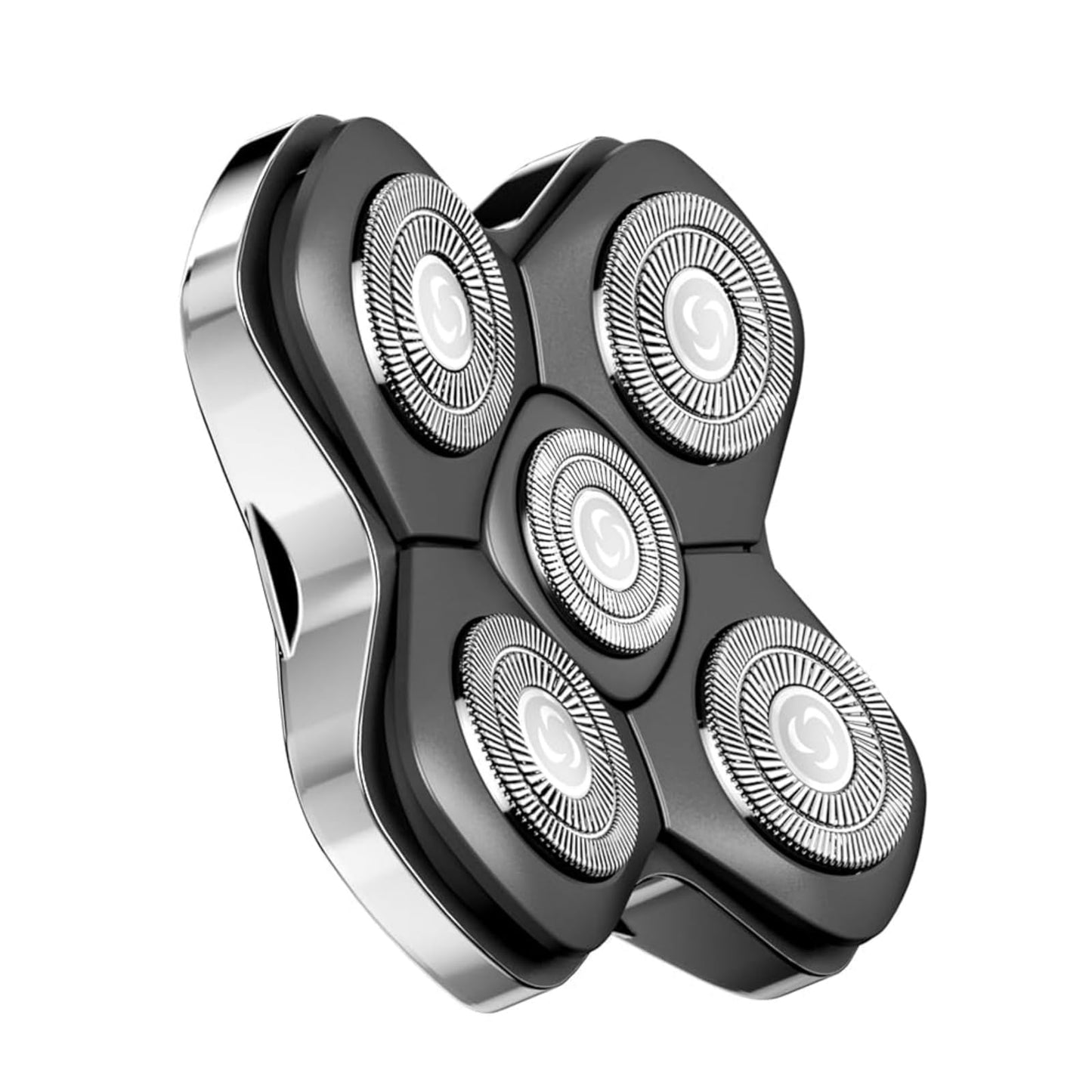 5D Head Shaver Replacement Blades - Christmas Gift Magnetic Floating Razor Heads, Wet & Dry Compatible, Precision Shaving, Waterproof & Skin-Friendly, Easy Blade Replacement for 5D Electric Shaver