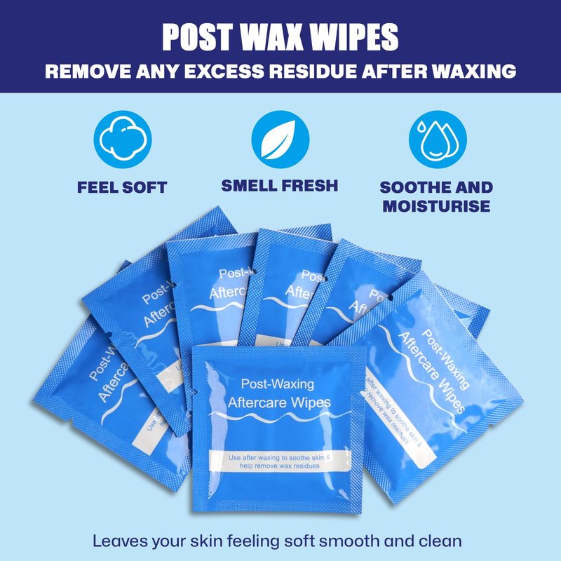 Nose & Ear Waxing Kit - Hypoallergenic Wax + 30 Applicators | Painless Hair Removal for Men & Women | Includes 15 Soothing Balm Wipes & Mustache Guards | Long-Lasting Results (6 Weeks) (120g)