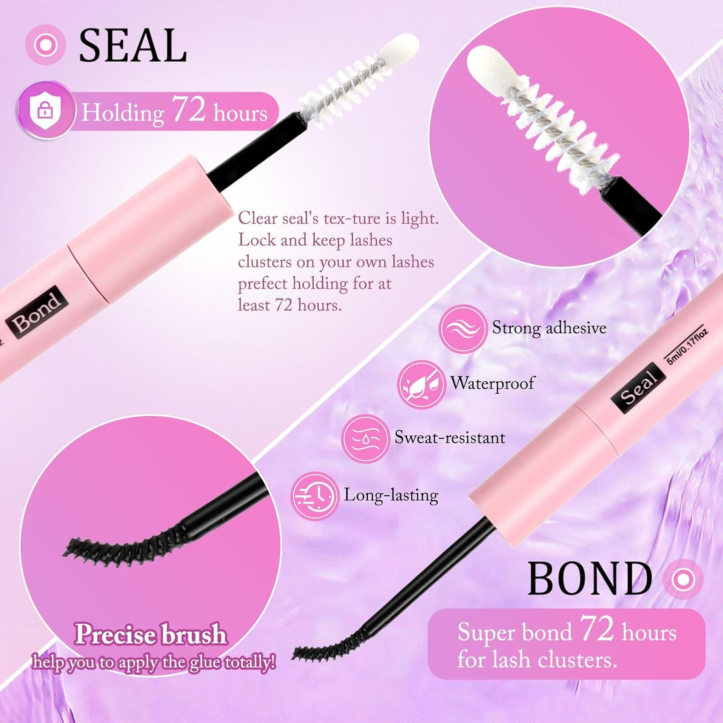 Lash Clusters Kit - 770 Pcs Faux Mink Volume Extensions | 5 Styles for DIY Home Use