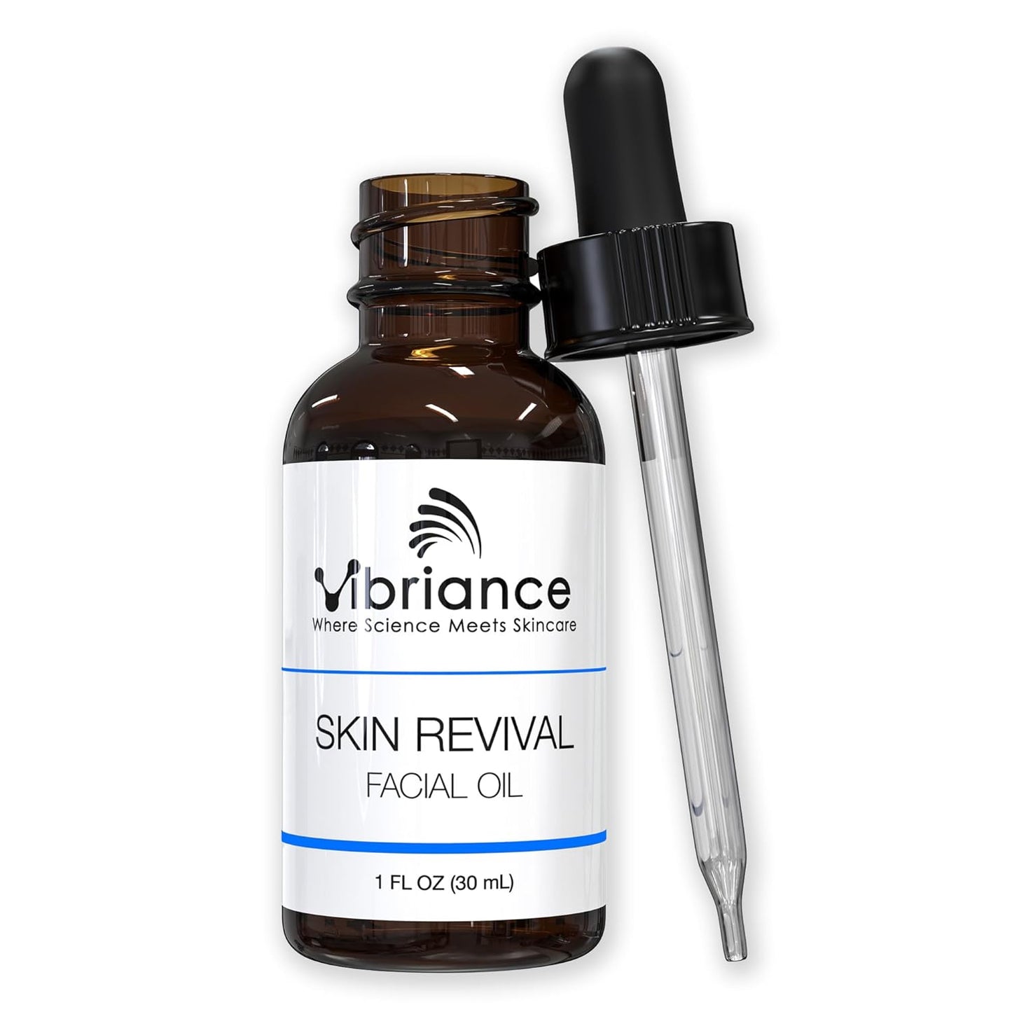 Vibriance Skin Revival Facial Oil - Hydrating Oil for Sensitive & Dry Skin | Vegan, Paraben-Free, Enriched with Vitamin E & Squalane