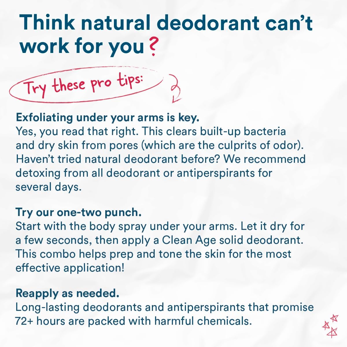 Aluminum-Free Deodorant & Body Spray - Waves 4oz | Clean Formula for Teens with AHA for Body Acne