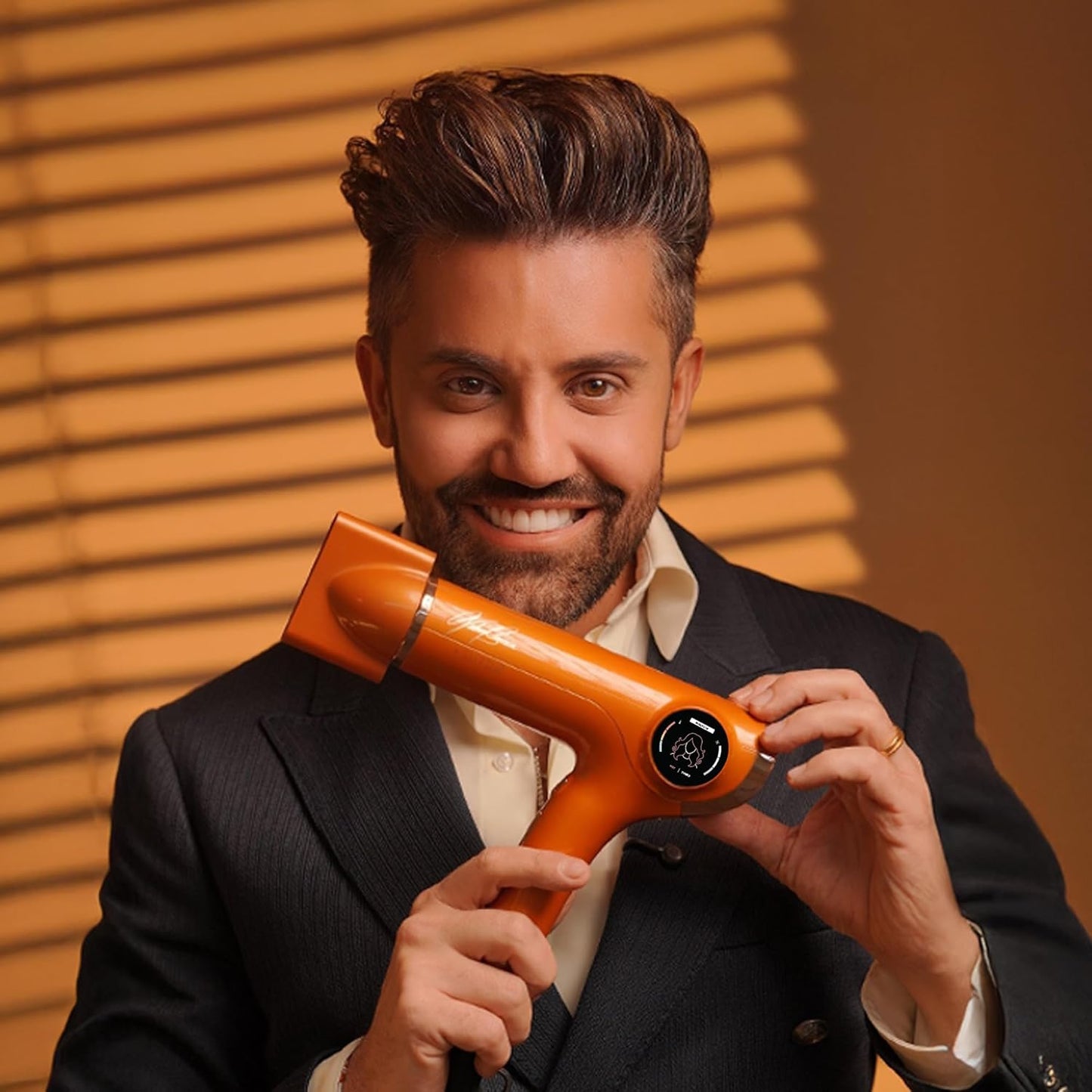 SUTRA Professional Ionic Hair Dryer - Healthy Heat Technology, Intelligent Temp Control | LED Display, Diffuser & Concentrator