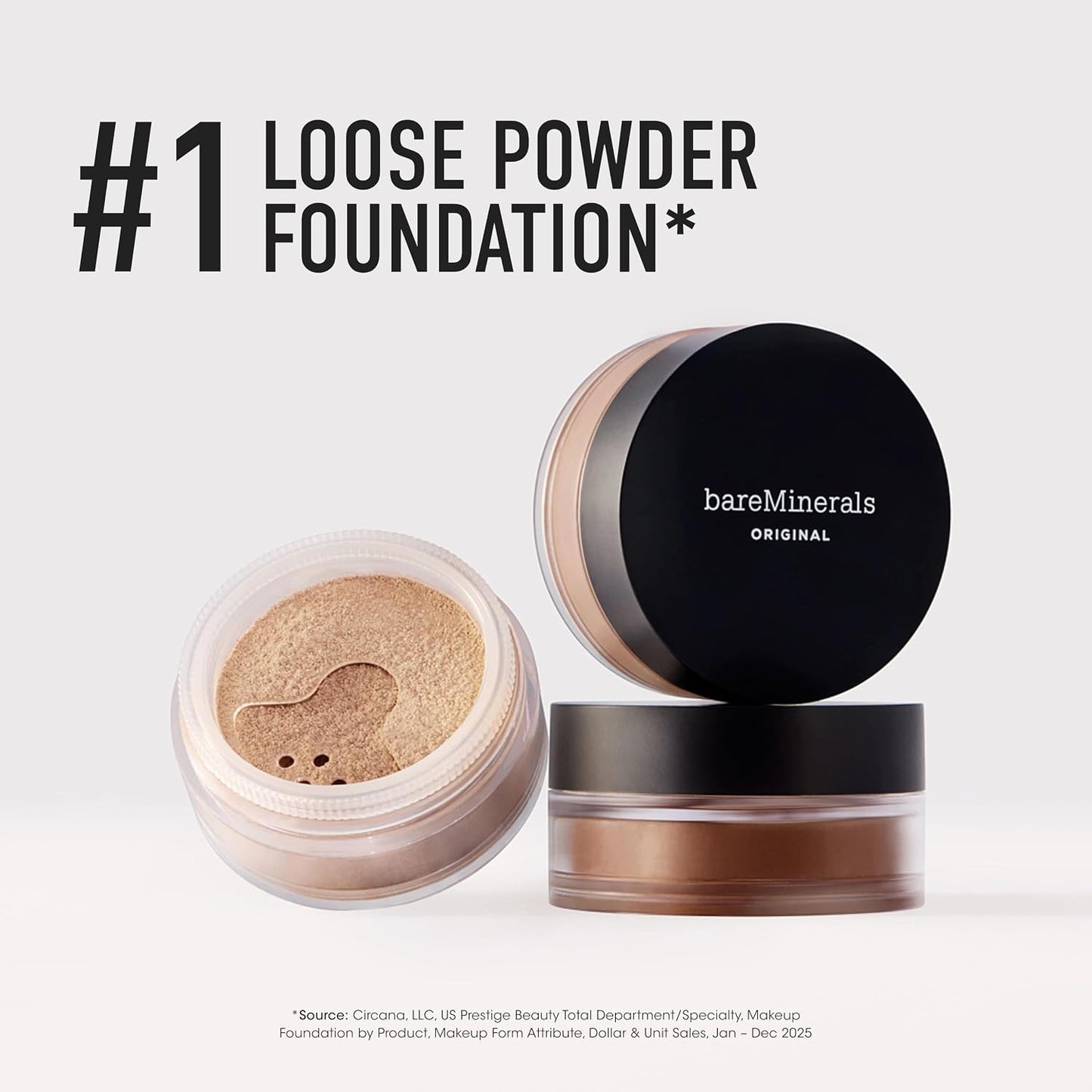 bareMinerals Original Loose Powder Foundation - SPF 15 Sheer to Full Coverage Makeup | Lightweight & Breathable Finish