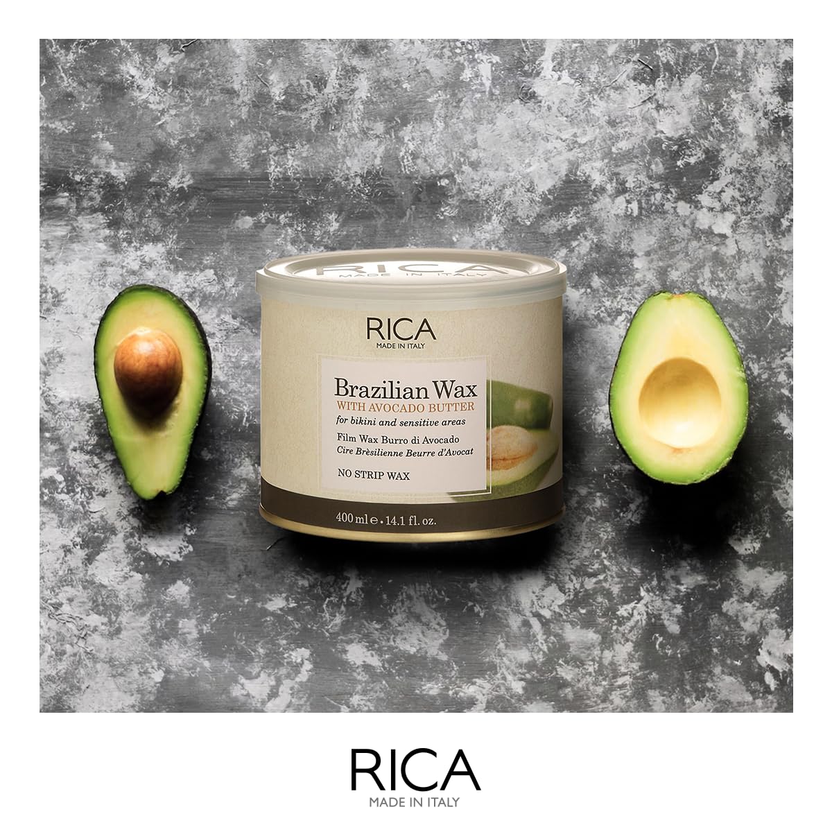 Rica Brazilian Wax with Avocado Butter (400ml) by Rica