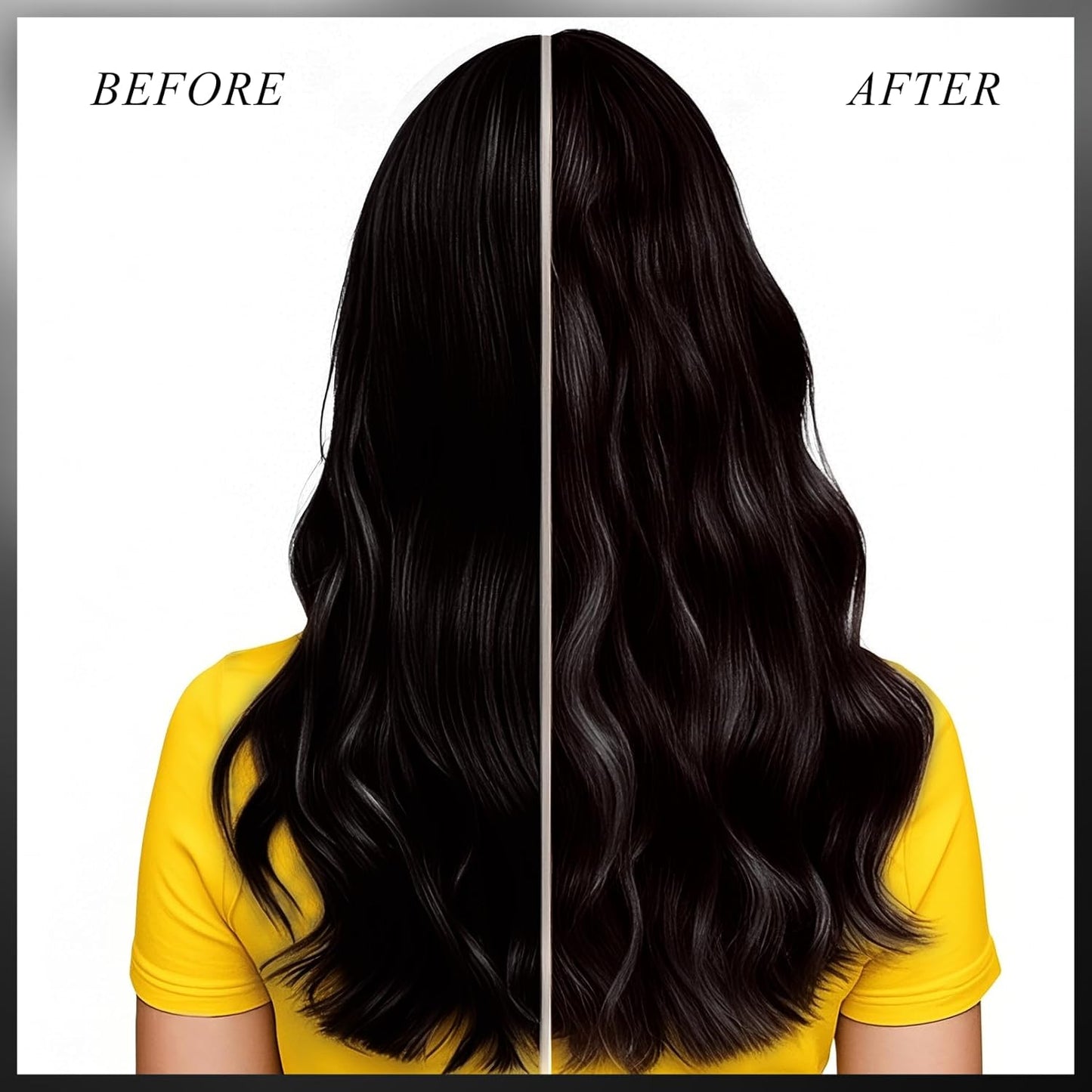 Color Depositing Conditioner - 3-in-1 Cruelty-Free Hair Mask for Shine & Softness | Non-Foaming, Black, 5.28 Fl Oz