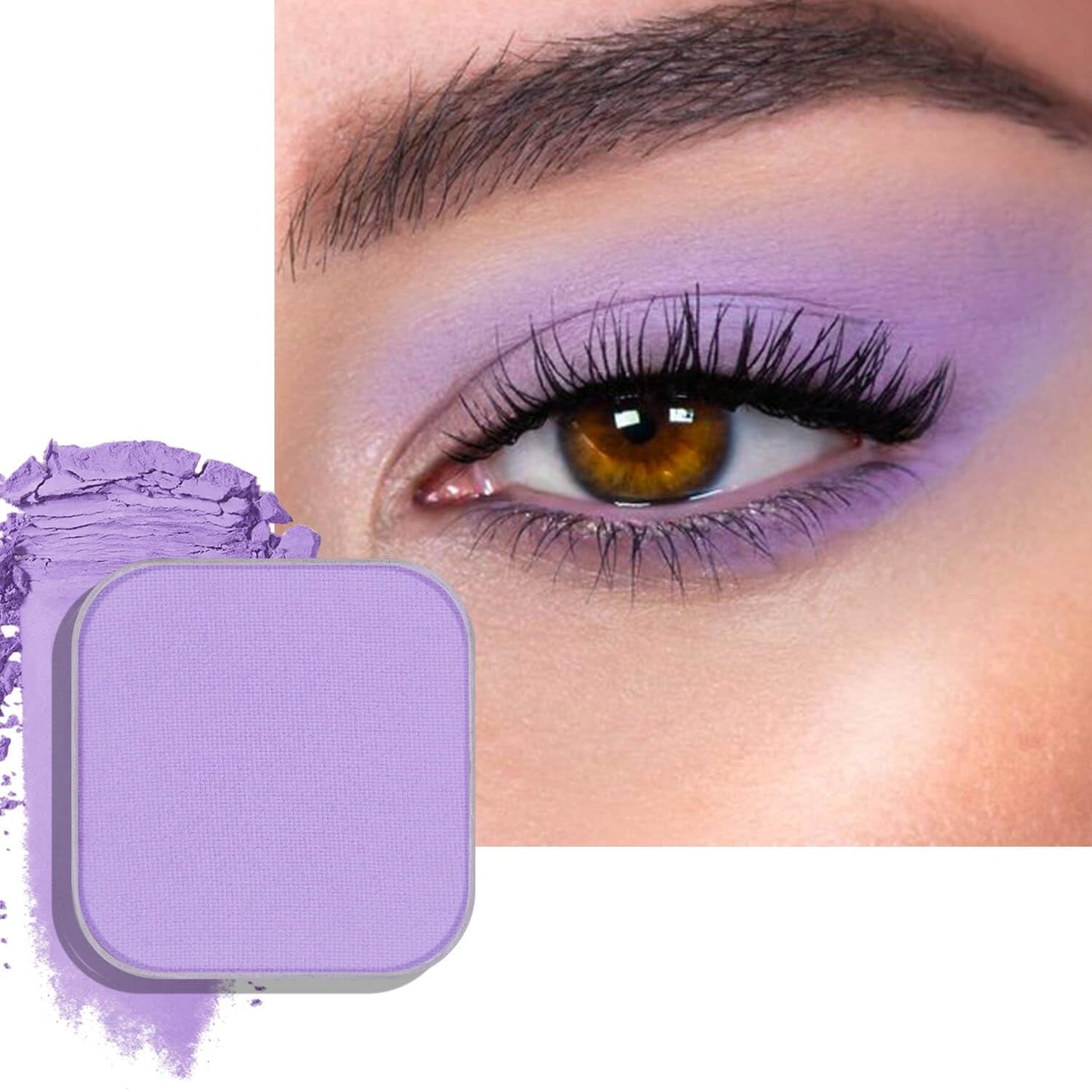 Chameleon Chrome Eyeshadow - Duochrome Lavender & Blue Reflects | Iridescent Metallic Shimmer, Bouncy Texture