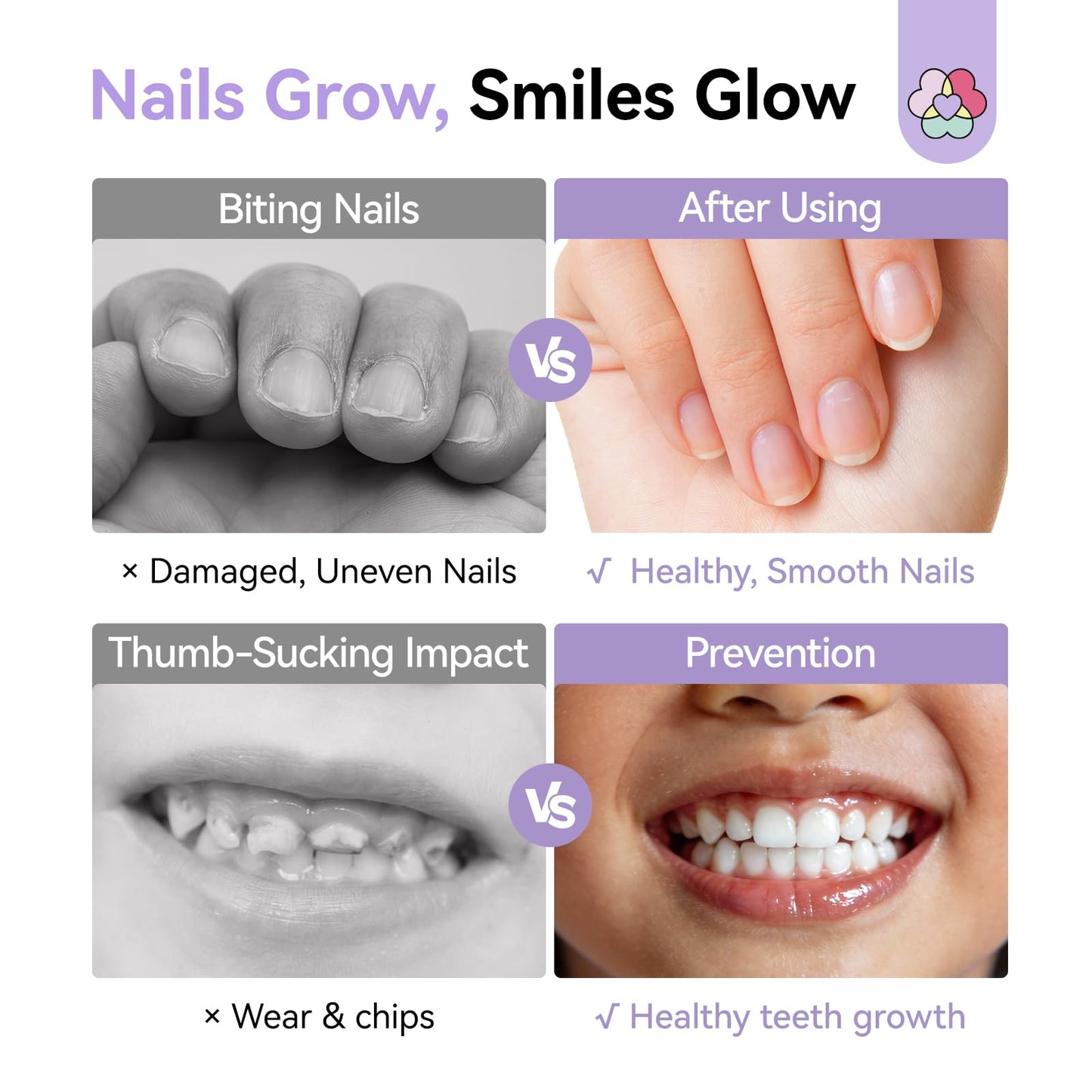 SAVILAND Nail Biting Prevention for Adults 0.51oz: Extreme Bitter Nail Biting Treatment 72H Lasting Nail Biting Treatment 2-in-1 Natural Stop Biting Nail Strength Repair Nail With Marigold &Aloe Vera