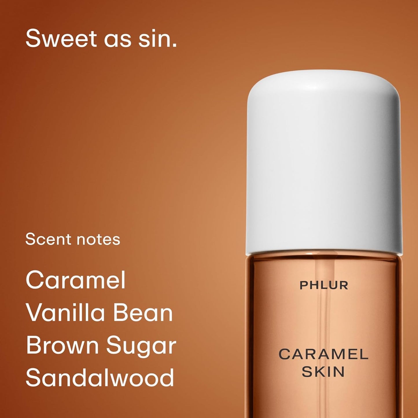 PHLUR Sweet Skin Trio - Travel Size 3pc Body Mist Set | Vanilla, Heavy Cream, Caramel (3 x 3 fl oz)