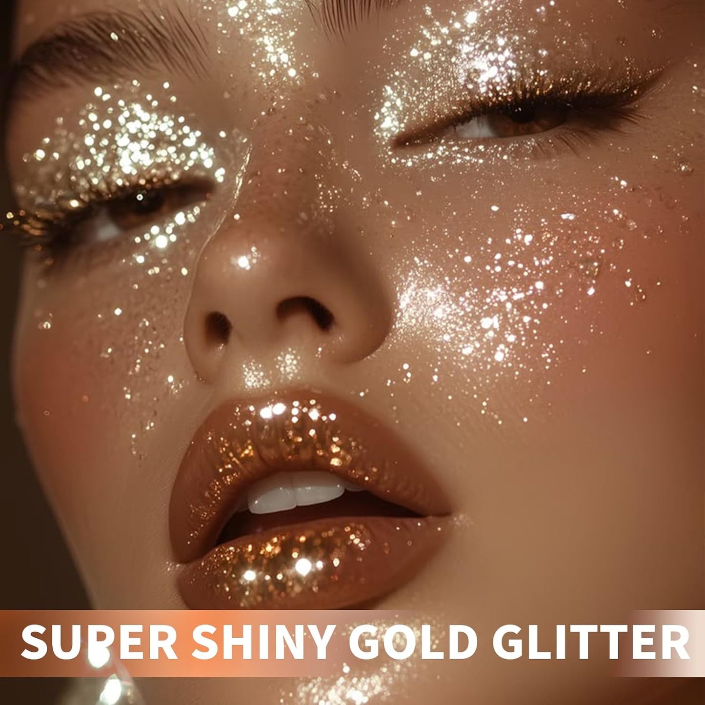 Hair Glitter Spray - 150ML Gold Body Glitter Hairspray for Kids & Women | Perfect for Festivals & Raves