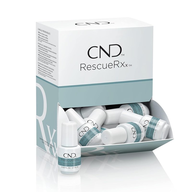 CND RescueRxx Nail Care - Daily Keratin Treatment for Stronger Nails | 0.5 Fl Oz