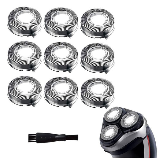 Gleway HQ8 Replacement Heads Blades Compatible with Philips Electric Shavers, HQ8 Replacement Razor Shaving Head Fit for Aquatec HQ8 Series, OEM HQ8 Heads Upgraded for PT730 AT880 AT811, 9-Pack