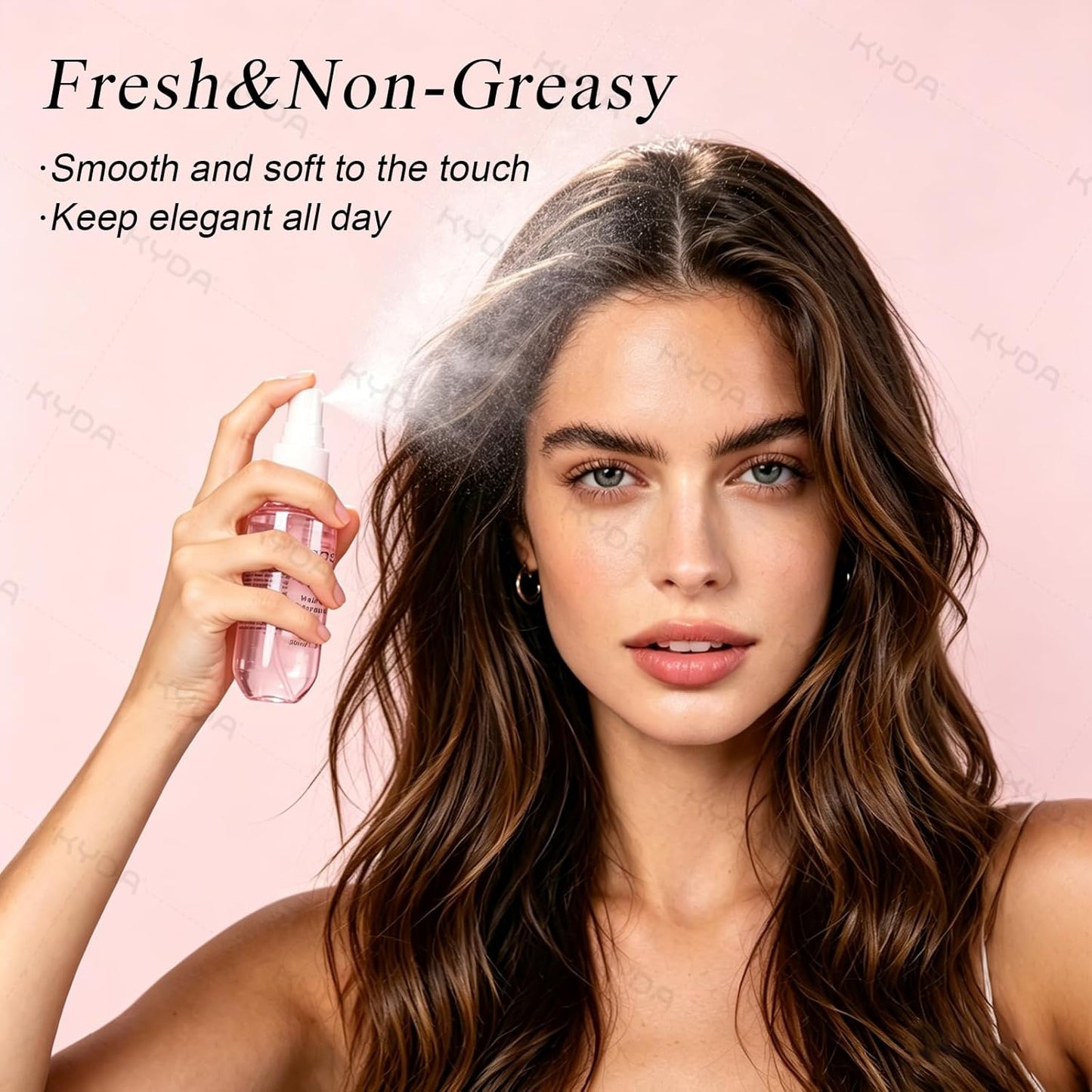 KYDA Rose Hair Perfume Mist - Nourishing Hair & Body Fragrance | Long-Lasting Natural Floral Scent