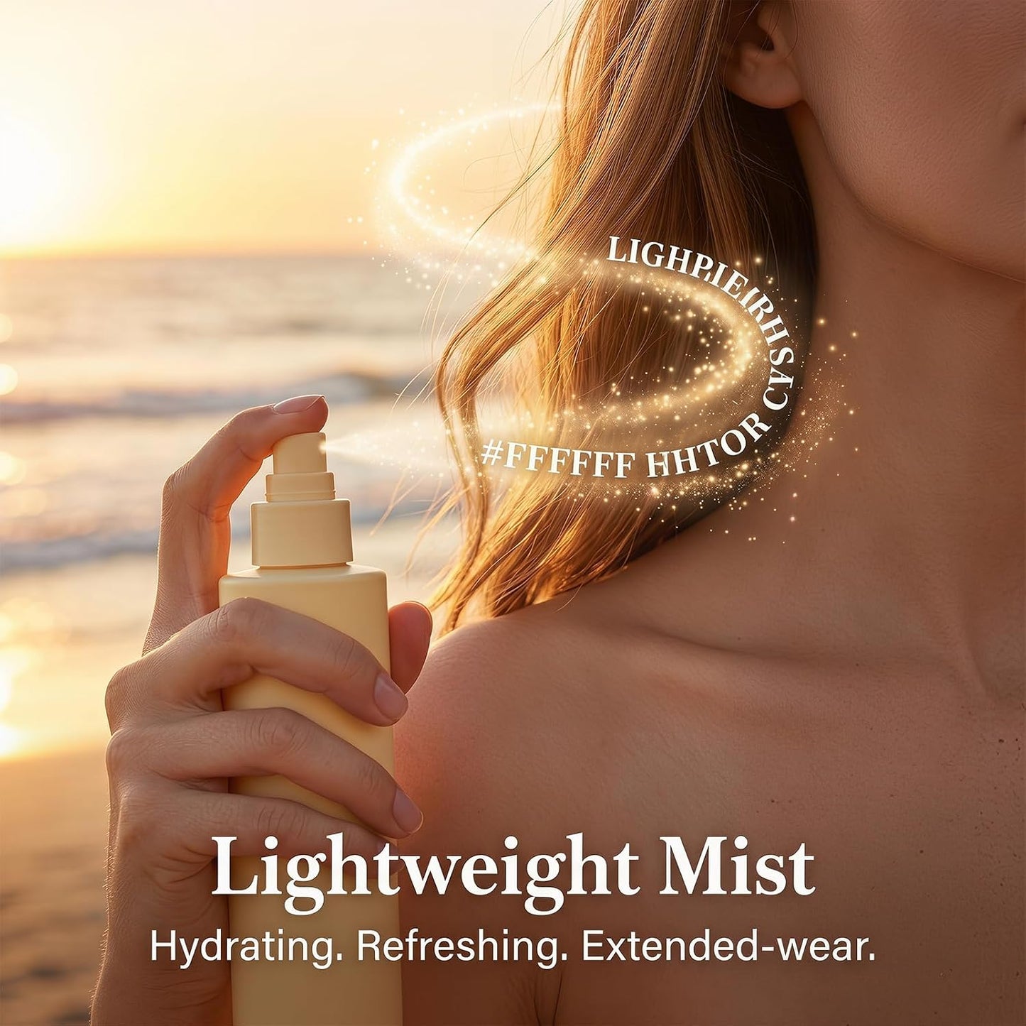 Vanilla Hair and Body Mist - Lightweight Tropical Vanilla Scent | Hydrating Mist for Skin & Hair, Long-Lasting Fragrance