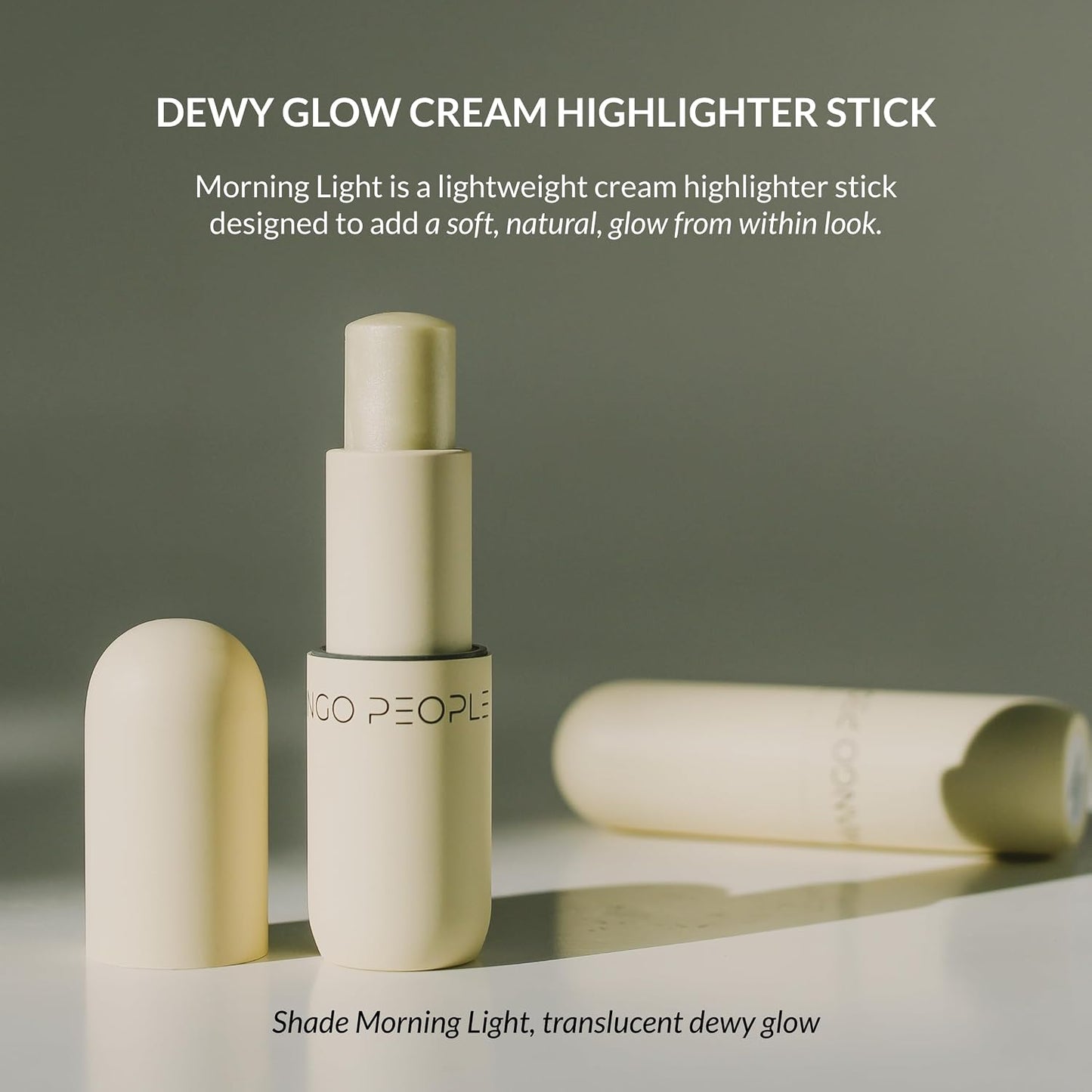 Dewy Glow Cream Highlighter Stick - Black Currant & Ashwagandha Infused | 0.17 oz