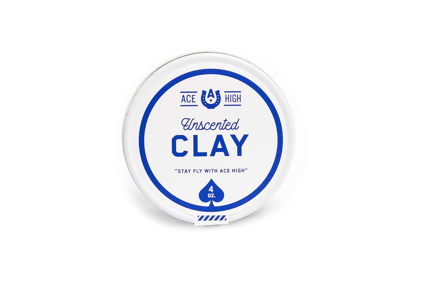 High Hold Hair Clay - Unscented Styling Product for Texture & Thickness | 4oz Satin to Matte Finish