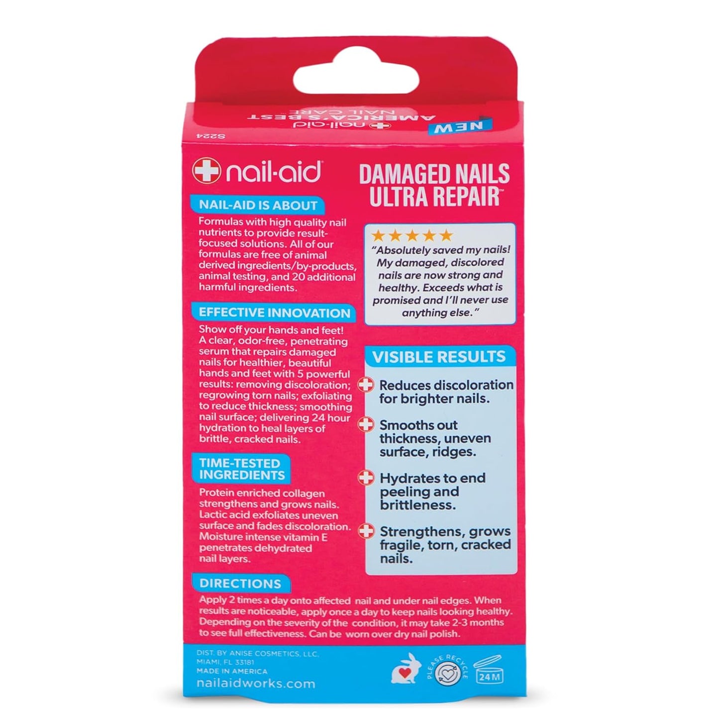 Nail-Aid 5-in-1 Nail Repair Treatment | Restore Damaged Fingernails & Toenails