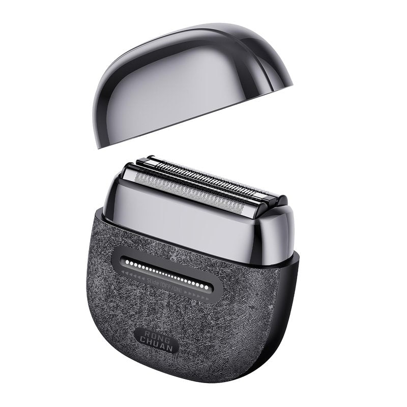 Electric Foil Shavers for Men Portable Electric Razor Mini with 3D Floating Blades,Travel Lock & Fast USB-C Charging Palm-Sized Design Wet/Dry Use, Compact Travel Shaver for Face, Beard & Body