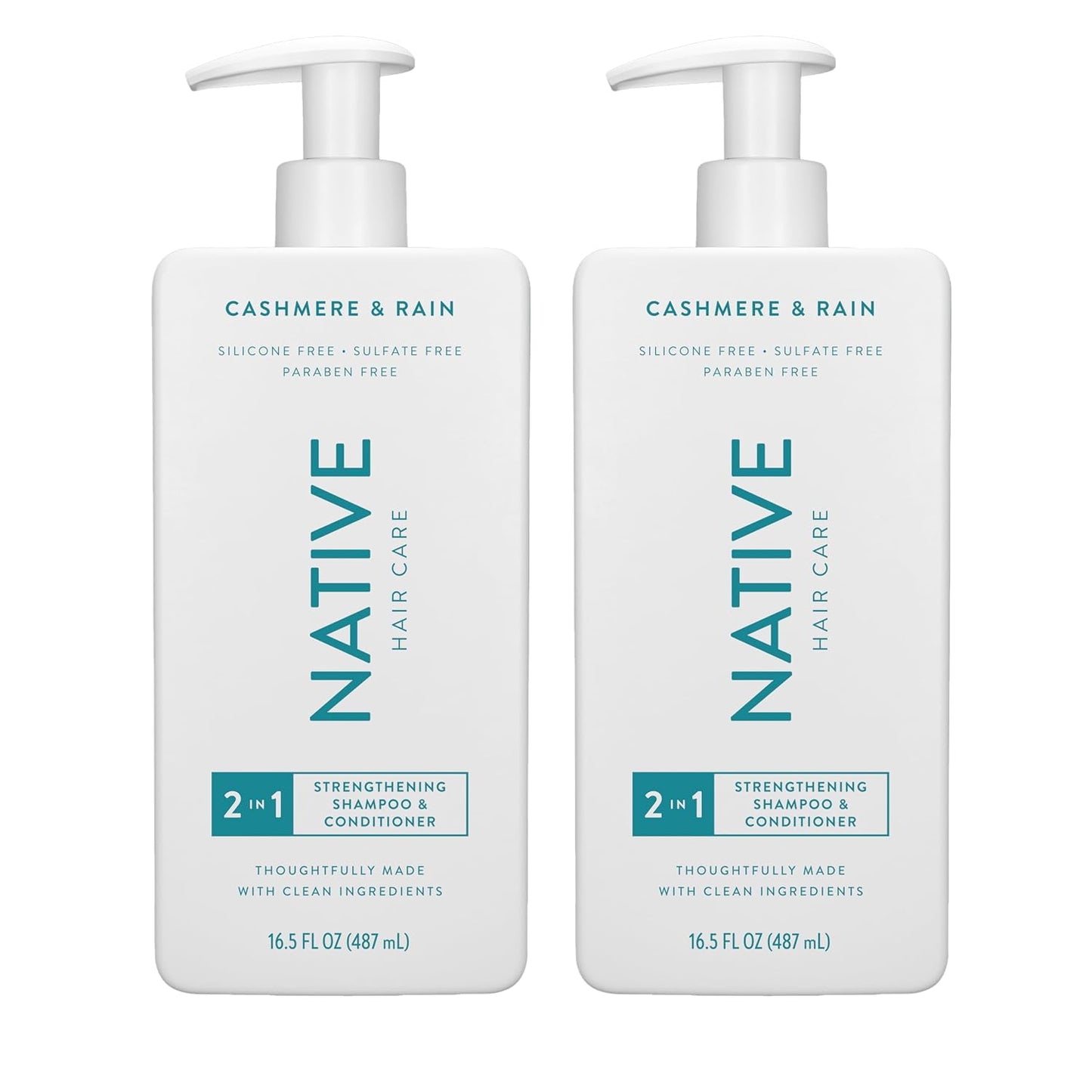 Cashmere & Rain 2-in-1 Shampoo and Conditioner Set | 16.5 fl oz - Nourishing Hair Care