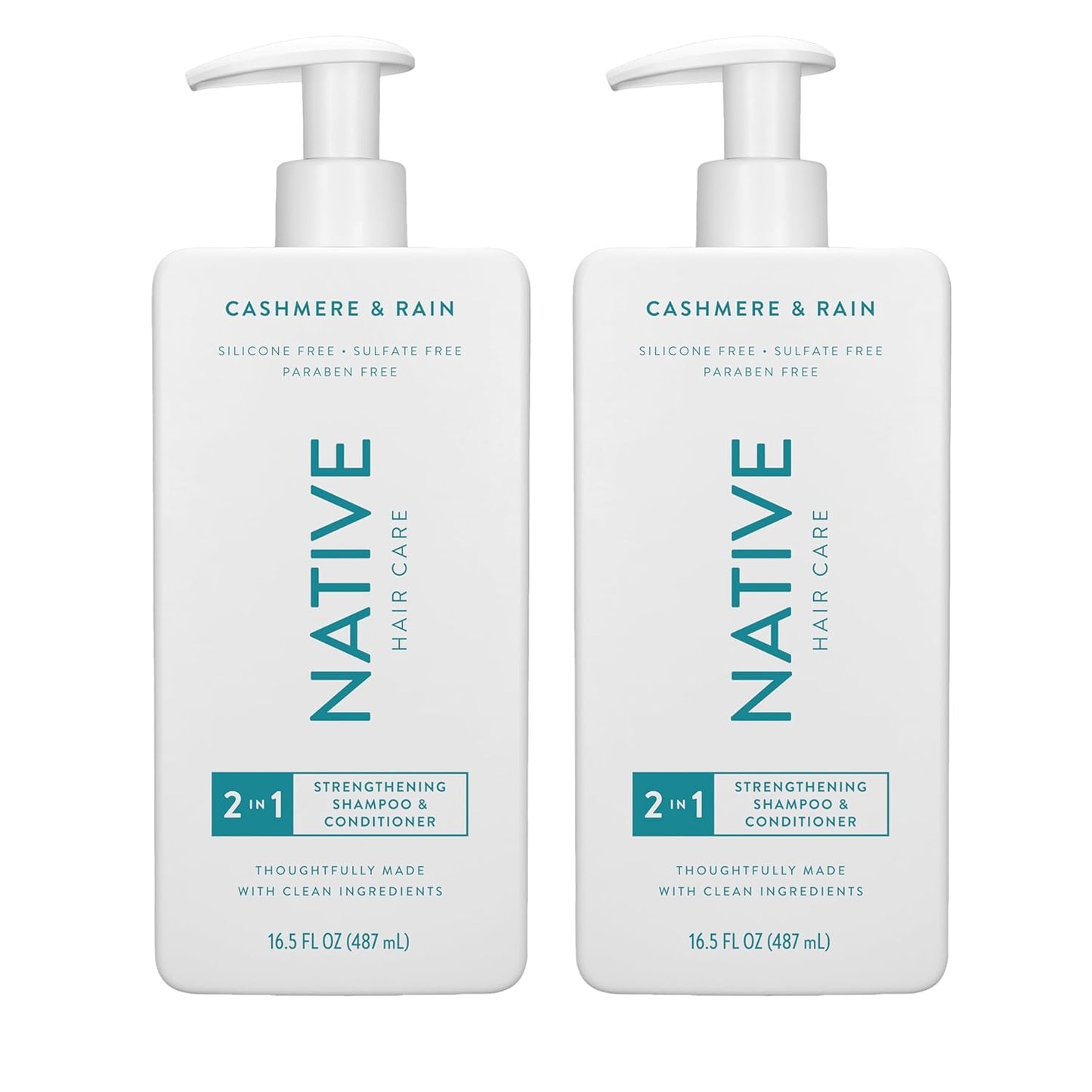 Native Cashmere 2-in-1 Shampoo & Conditioner Set - Nourishing Formula, 16.5 fl oz