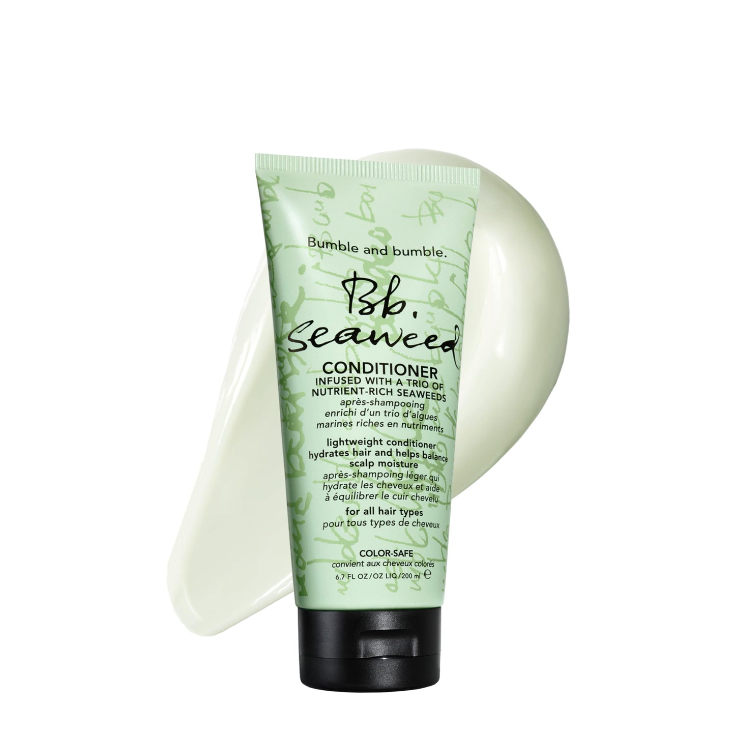 Bumble and bumble. Seaweed Hydrating Conditioner | For Daily Use | Adds Lightweight Moisture | Smooths and Reduces Frizz | For Fine to Medium Curly, Wavy, Straight Hair |Standard Size 6.7 Fl Oz