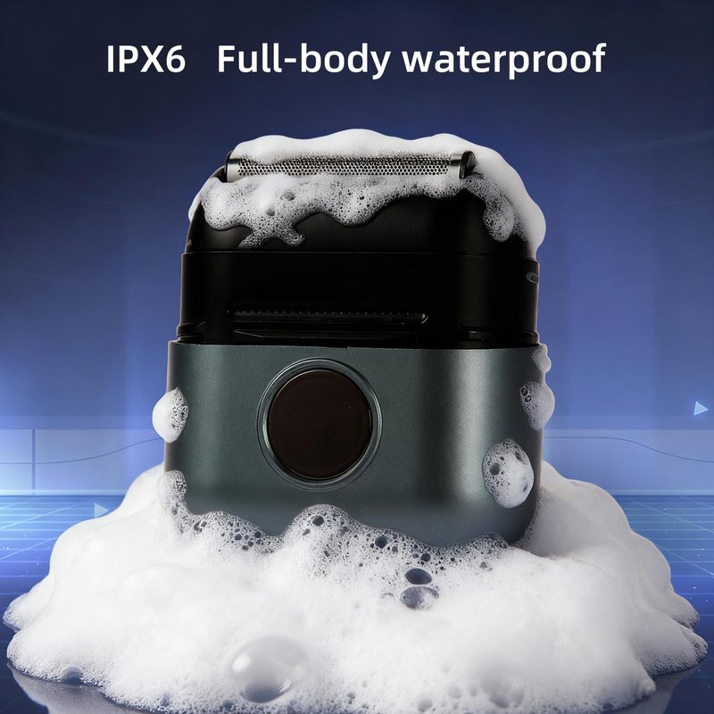 Foil Shaver for Men and Women - Electric Razor with 2 Precision Blades, USB Rechargeable IPX6 Waterproof Wet/Dry Shaver, Compact Personal Grooming Tool for Travel Home Office