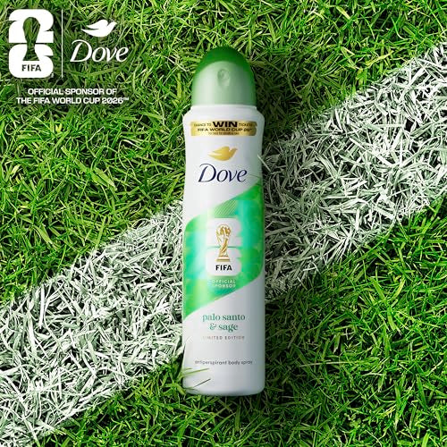 Dove Advanced Care Dry Spray Antiperspirant 3.8 oz Pack of 2 FIFA World Cup Limited Edition