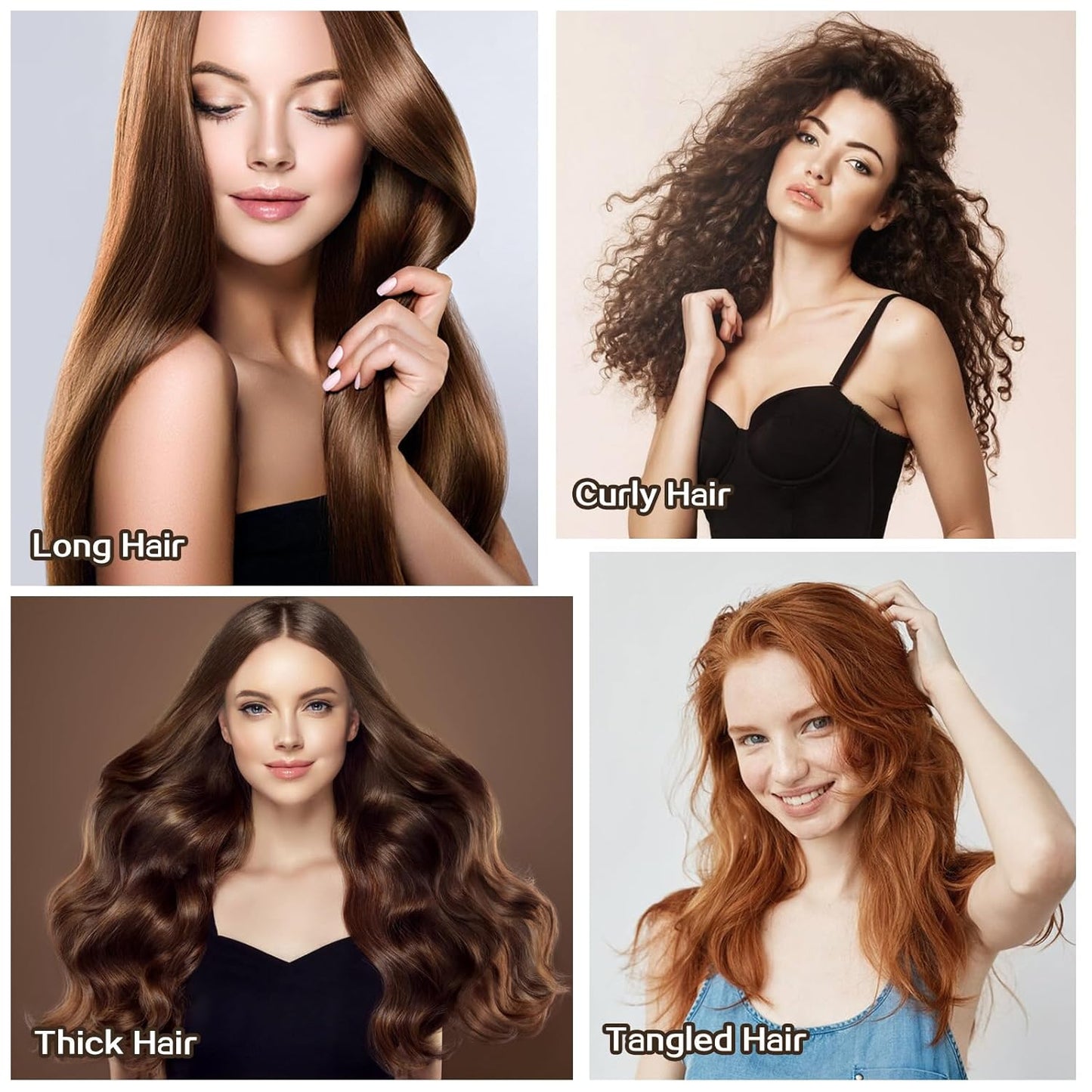 Luxshiny Wide Tooth Comb for Thick Curly Hair - Detangling Acetate Design | Perfect for Wet & Dry Use