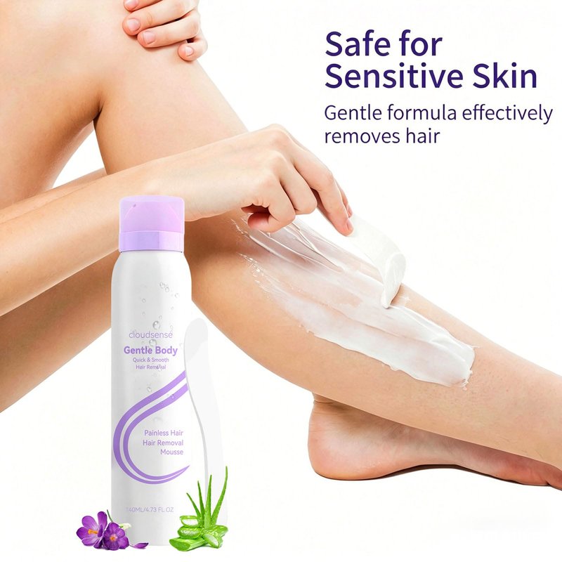 New Upgraded Cloud Sense Pain-Free Hair Removal Spray,Smooth Hair Removal Spray for Sensitive Skin,Gentle Spray Hair Remover for Legs, Bikini, Underarms & Full Body Women & Men(3pcs)