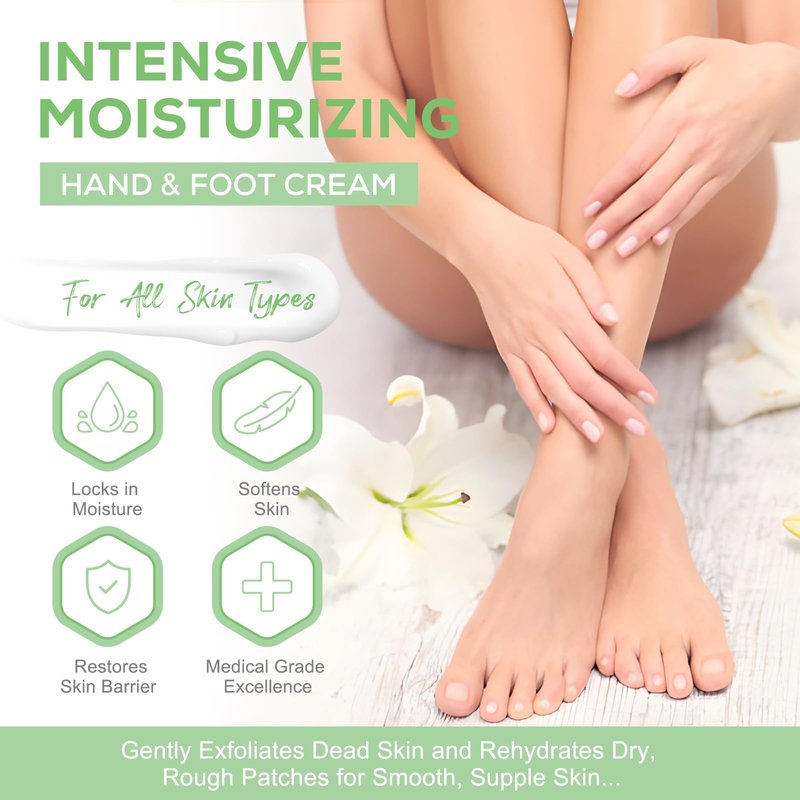 Mariayu Urea Cream 40%, with 2% Salicylic Acid 4.23 oz, Powerful Softening of Cracked Heels, Quick Absorption, Urea Foot Cream for Dry Heels, Hands, Feet, Knees & Elbows