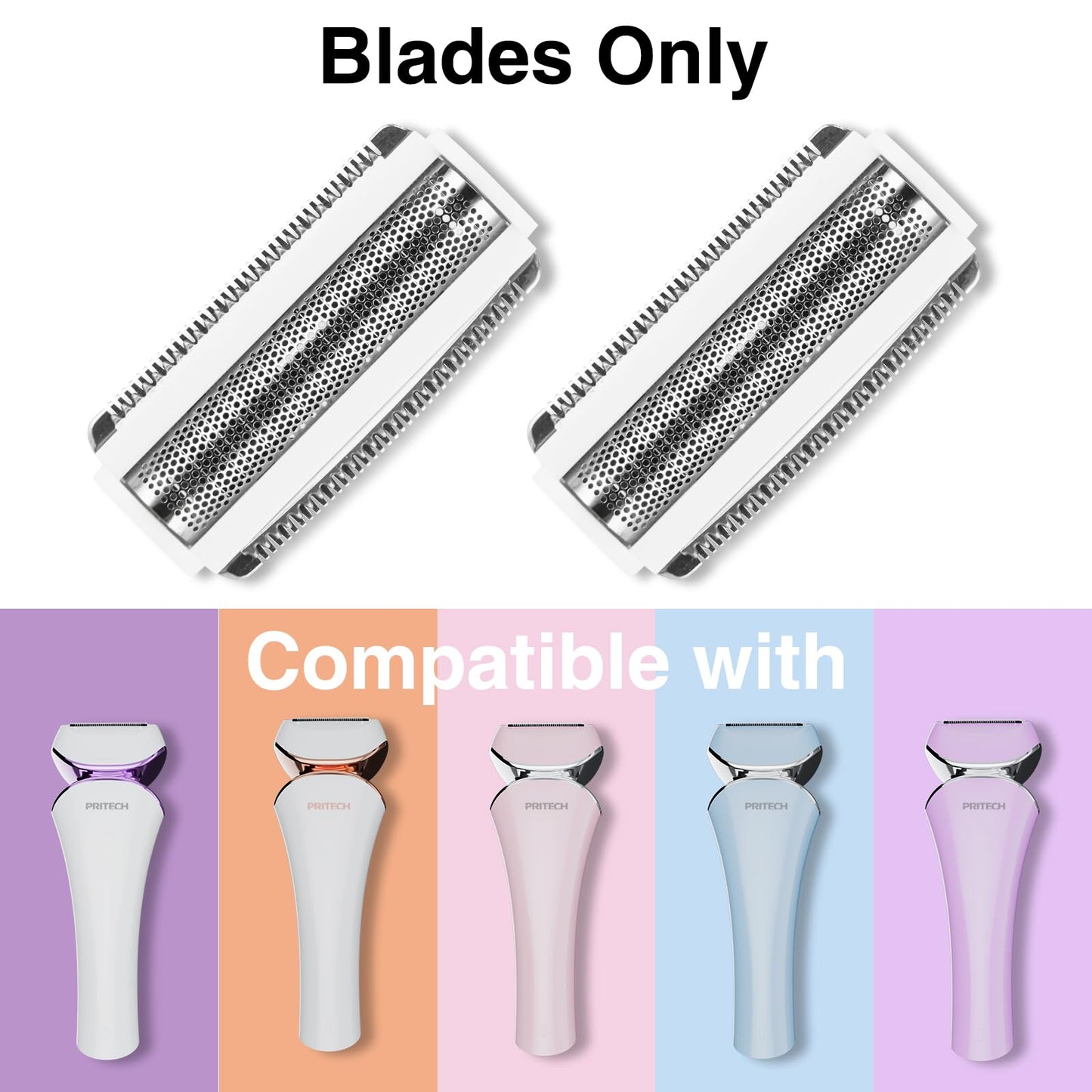 Blades for PRITECH Electric Lady Shaver LD-8001