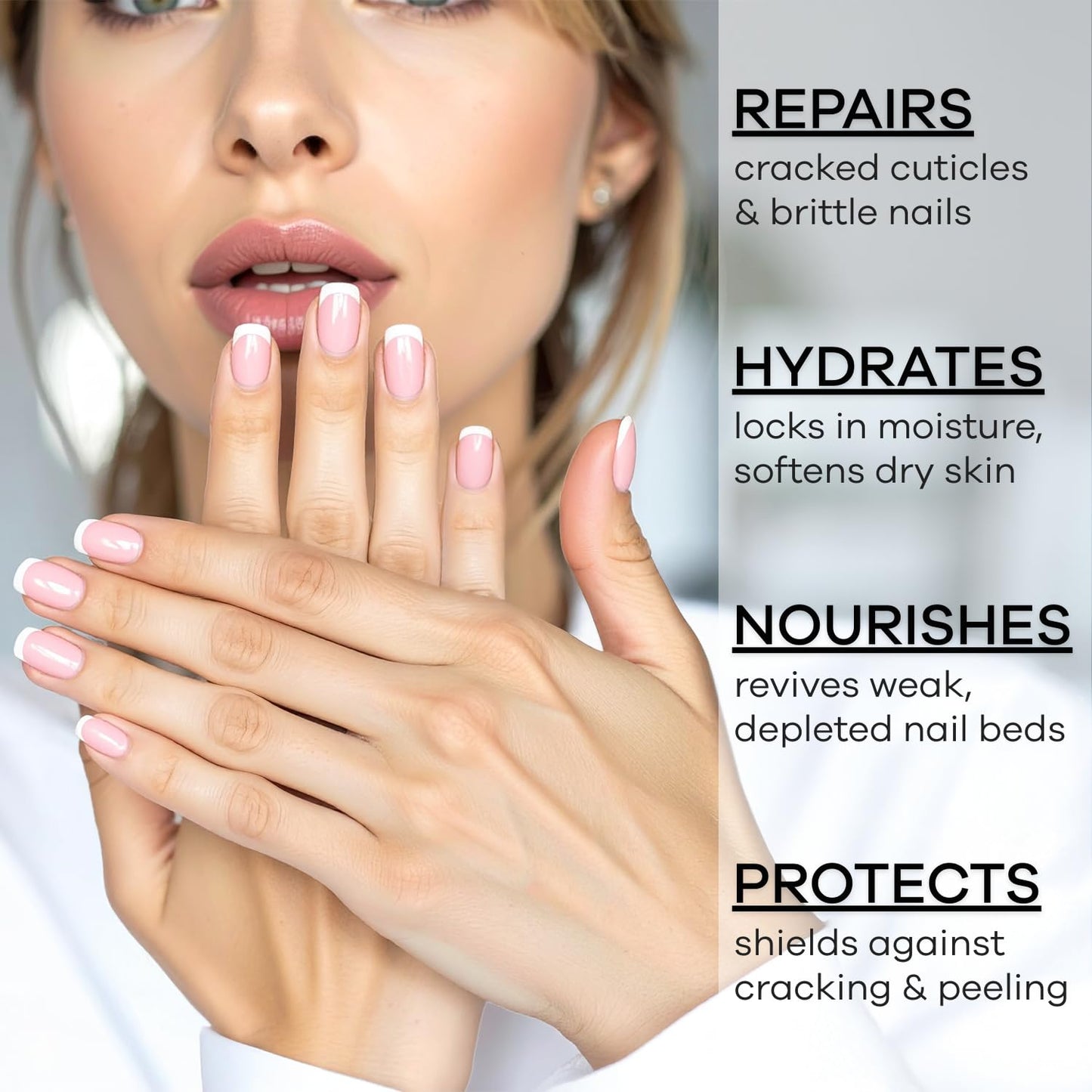 Ellie Chase Moisturizing Cuticle & Nail Care Oil 2.3 Fl Oz - Vanilla Scented – Infused with Jojoba Oil, Aloe, Vitamin E – Nail & Cuticle Hydration, Repair, Moisturizer, Strengthener, Growth