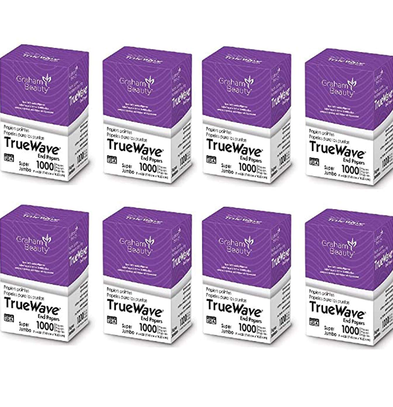 Truewave Jumbo End Paper - 1000 Pack for Hair Salon Use | Perfect for Hair Styling