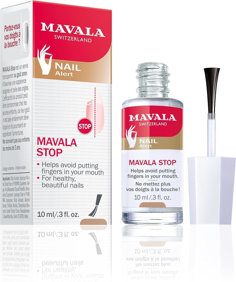 Mavala Stop Nail Polish Treatment - Bitter Taste Deterrent for Nail Biting | Easy Application for Ages 3+ | 0.3 Fl Oz