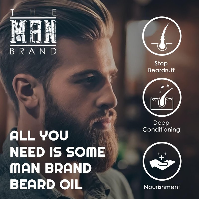 Sweet Tobacco Beard Oil Tobacco Scented Beard Oil for Moisturizing and Softening, Daily Care (1 Ounce)