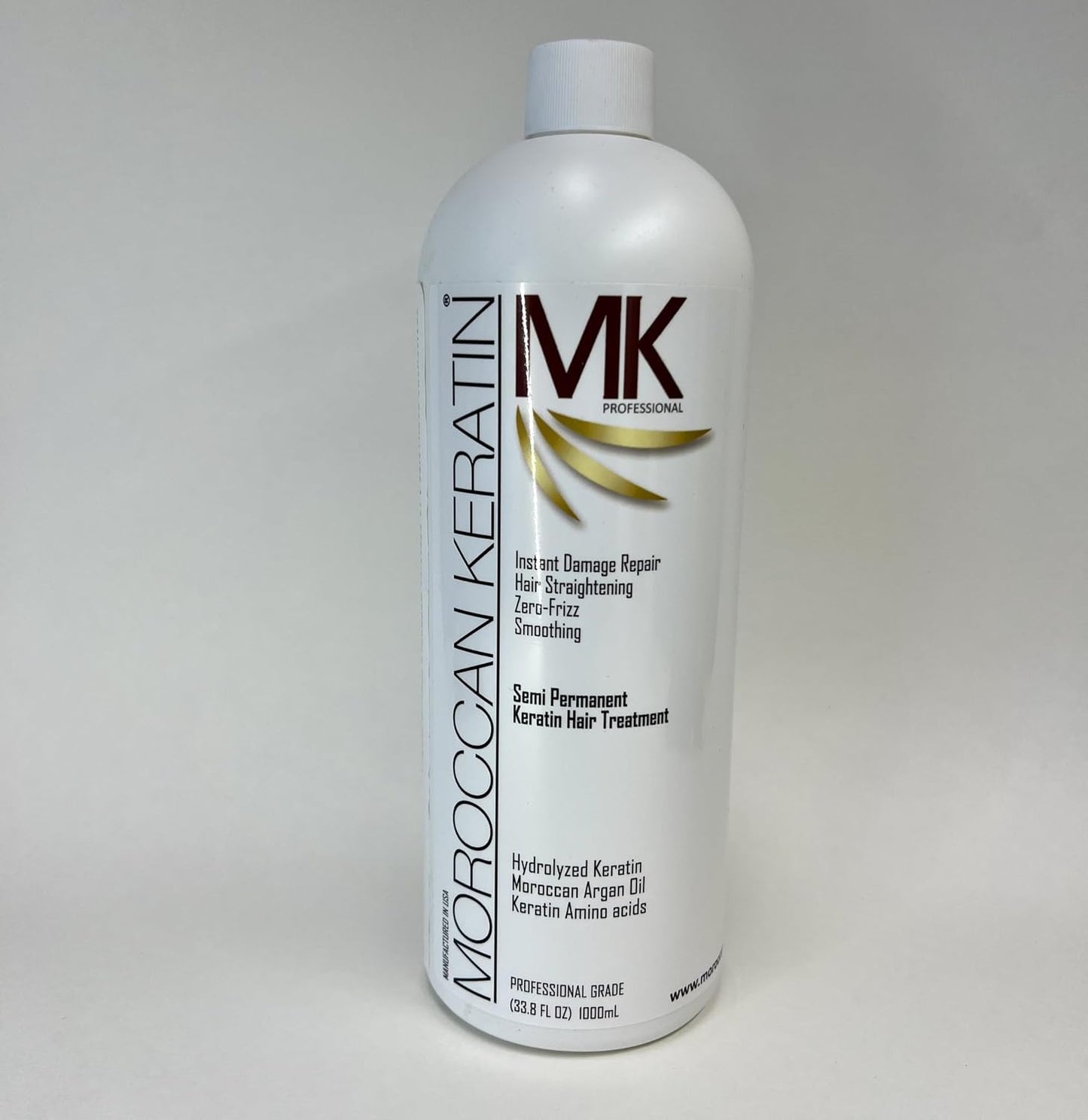 Brazilian Keratin Blowout Hair Treatment - 1000ml Argan Oil Formula for Professional Results | Gold Series