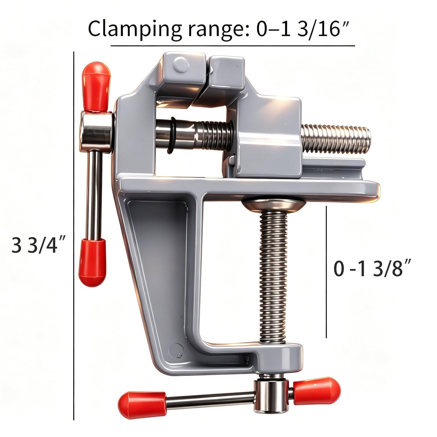 DIY Makeup Kit with Mini Aluminum Clamp 5" x3 1/2", Stamping Tools for Mini Palettes, Micro Scoop Spoon & 3ml Water Spray Bottle – Powder Palette Accessories for Home DIY